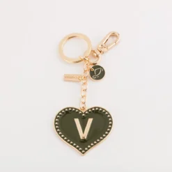 Portachiavi Metallo Donna - Heart letters keycha